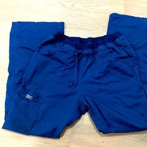 Navy size medium scrub pants.